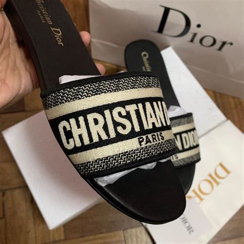 sandali dior dway|christian dior sandals with strap.